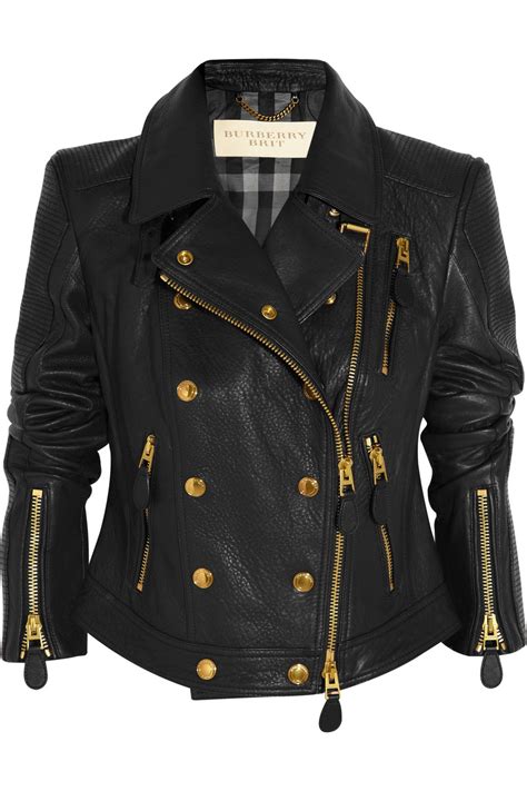 burberry biker jacket|burberry female jackets.